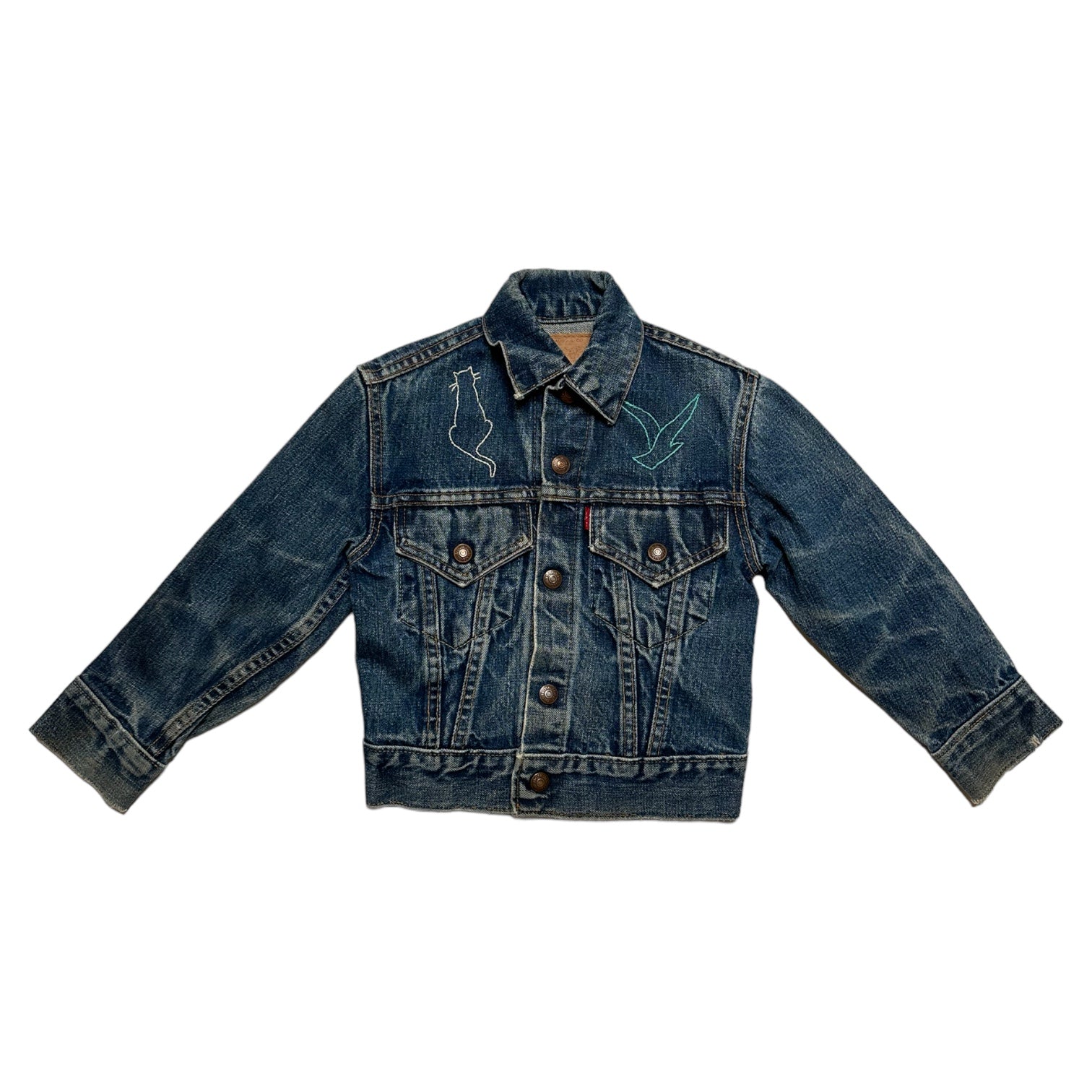 Vintage Levi's Big E Kids Denim Jacket, Size: Check
