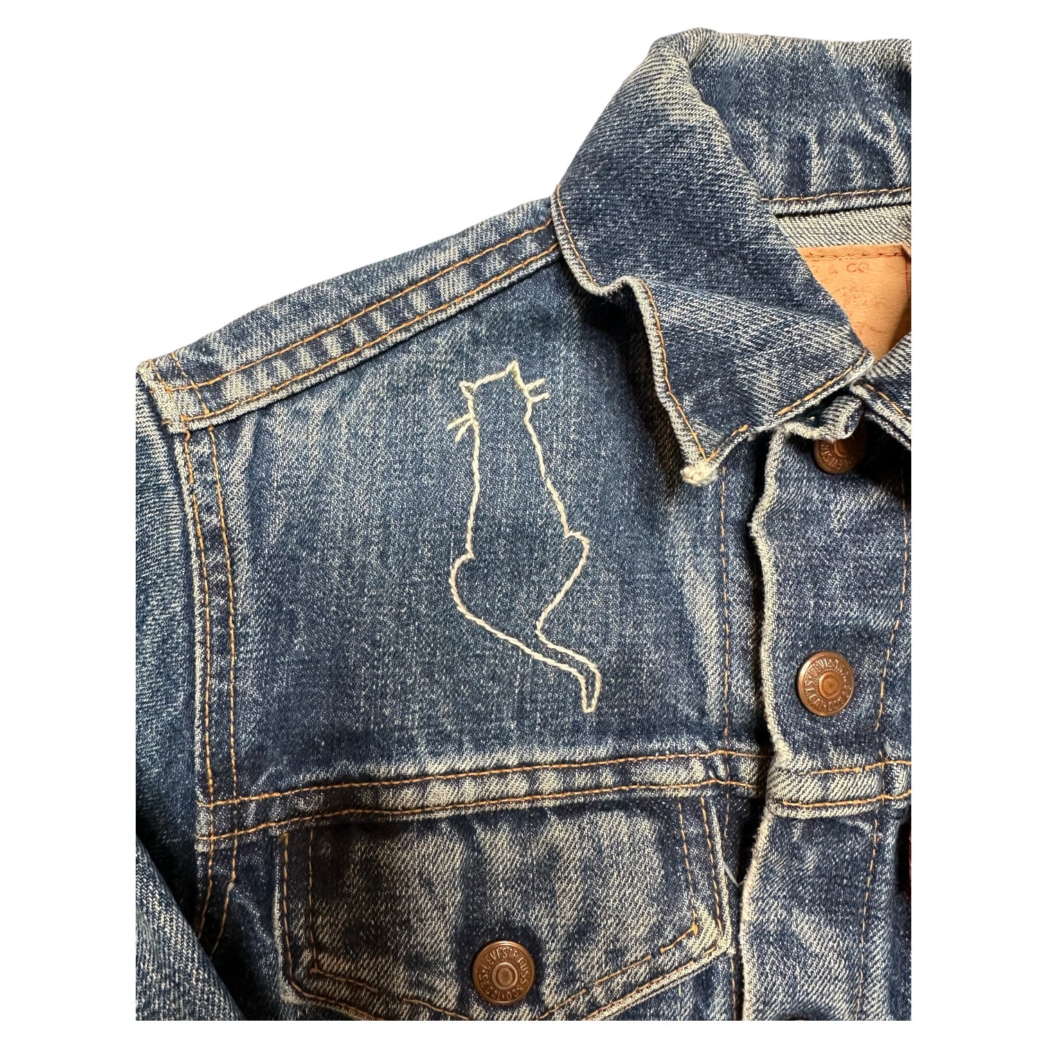 Vintage Levi's Big E Kids Denim Jacket, Size: Check
