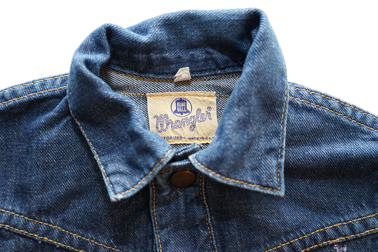 Vintage Wrangler Blue Bell Kids Denim Jacket Size: 5