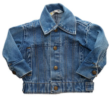 Load image into Gallery viewer, Vintage Key Imperial Kids Denim Jacket Size: 1T/2T
