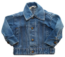 Load image into Gallery viewer, Vintage Key Imperial Kids Denim Jacket Size: 1T/2T
