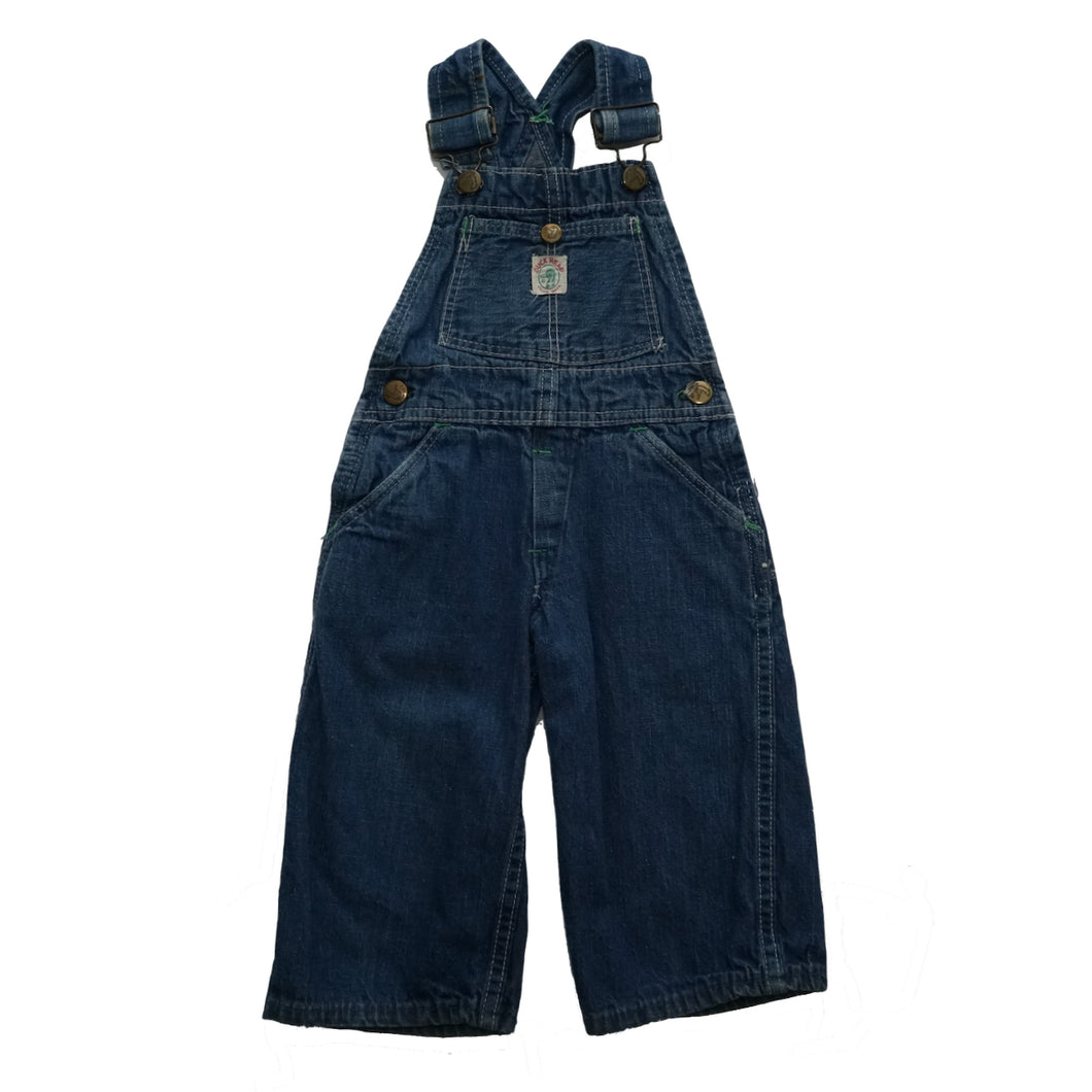 Vintage Duck Head Kids Denim Overalls Size: 2/3T